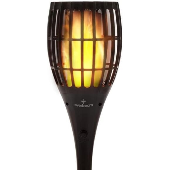 Solar Torch Light Flickering Flame - Our Waterproof Outdoor Solar Tiki Torches - Picture 7 of 7
